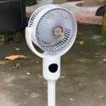 1 Piece Weidasi WD-289 Rechargeable Stand Fan | 6.5 Inch Air Circulator with Remote & 6 LED Light | MNK SHOP - Image 3
