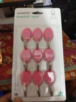 9 Pieces Self Adhesive Wall Hooks Set | Heavy Duty Kitchen & Home Hanging Hooks | MNK SHOP