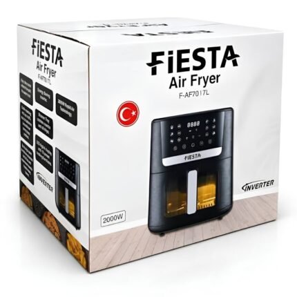 1 Piece Fiesta F-AF70 7L Digital Inverter Air Fryer 2000W | Touch Control with Viewing Window | MNK SHOP