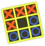 Mini Tic-Tac-Toe Board Game | Noughts & Crosses 3×3 Strategy Game for Kids | Portable Travel Game | MNK SHOP - Image 6