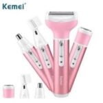 Kemei KM-6637 4-in-1 Rechargeable Lady Shaver | Women's Multi-Functional Grooming Kit - Image 6