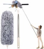 9 Feet Extendable Microfiber Feather Duster | Telescopic Dust Cleaning Brush | MNK SHOP - Image 6