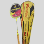 Pro Young Max 999 Single Badminton Racket - Pink Full Body & Shaft, White Nylon String, Pink Ribbed Cushion Grip, Full Zipper Cover Bag | প্রো ইয়াং ম্যাক্স ৯৯৯ ব্যাডমিন্টন র‍্যাকেট সিঙ্গেল এলিট প্যাক | MNK SHOP - Image 2