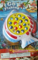 Rotating Musical Fishing Board Game Toy | 15 Fish with Fishing Rods | Battery Operated Kids Game | MNK SHOP