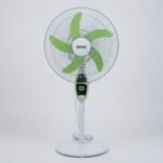 1 Piece Orange KN Defender KN-2938HRS Rechargeable Hi-Speed Fan | 12V 4.5Ah Battery with Remote & Night Light | MNK SHOP - Image 4