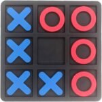 Mini Tic-Tac-Toe Board Game | Noughts & Crosses 3×3 Strategy Game for Kids | Portable Travel Game | MNK SHOP - Image 5