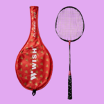 Wish Classic 316 Alumtec Series Badminton Racket - Glossy Black Frame, Red Metallic T-Joint, Pre-Strung, Oval Zipper Head Bag | উইশ ক্লাসিক ৩১৬ অ্যালুমটেক সিরিজ ব্যাডমিন্টন র‍্যাকেট | MNK SHOP - Image 2