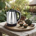 NOVA 2L Electric Kettle | Dark Metallic Finish with 360° Rotational Base, Auto Shut-Off & Boil-Dry Protection | MNK SHOP - Image 8
