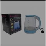 Sweet Love Glass Electric Kettle | Borosilicate Glass with Blue LED Light & 360° Cordless Base | Auto Shut-Off & Dry-Boil Protection | MNK SHOP - Image 3