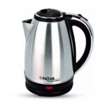NOVA 2L Electric Kettle | Dark Metallic Finish with 360° Rotational Base, Auto Shut-Off & Boil-Dry Protection | MNK SHOP - Image 2