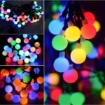 22 Feet Ball String Lights | গোলাপি, হলুদ ও মাল্টিকালার বল স্ট্রিং লাইট | MNK SHOP - Image 2