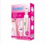 Kemei KM-3024 4-in-1 Rechargeable Lady Shaver | Women's Hair Removal & Grooming Kit - Image 7