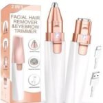 YESX HX-201 2-in-1 Eyebrow & Facial Hair Trimmer | Portable Facial Hair Remover - Image 6