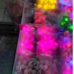 22 Feet Ball String Lights | গোলাপি, হলুদ ও মাল্টিকালার বল স্ট্রিং লাইট | MNK SHOP - Image 3