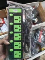 5 Part Power M-2000 Universal Extension Socket | Individual Switch 5-Way Multi-Plug | MNK SHOP - Image 4