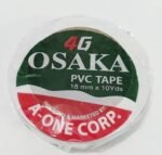 OSAKA 4G PVC Electrical Insulation Tape 12 pieces | 18mm × 10 Yards | Electrical Wiring & Cricket Ball Tape | MNK SHOP - Image 8