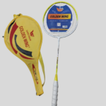 Golden Wing 103 Super Power Series Single Badminton Racket - White Frame Neon Yellow Black Shaft, White Ribbed Grip, Full Zipper Cover Bag | গোল্ডেন উইং ১০৩ সুপার পাওয়ার সিঙ্গেল এলিট প্যাক | MNK SHOP - Image 3