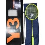 Y3 Power In Control Badminton Racket - Neon Yellow/Green Frame, High-Tension String, Pro-Cushion Grip with Cable Cover Bag | ওয়াই-৩ পাওয়ার ইন কন্ট্রোল ব্যাডমিন্টন র‍্যাকেট | MNK SHOP - Image 2