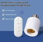 E27 Wireless Lamp Holder with Remote Control 428A | Remote Control Bulb Socket | MNK SHOP - Image 3